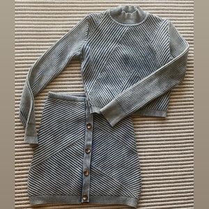 Matching skirt and top